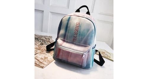 Mode femmes sac à bandoulière grande capacité sac à dos étudiant voyage couple sac - multicolore